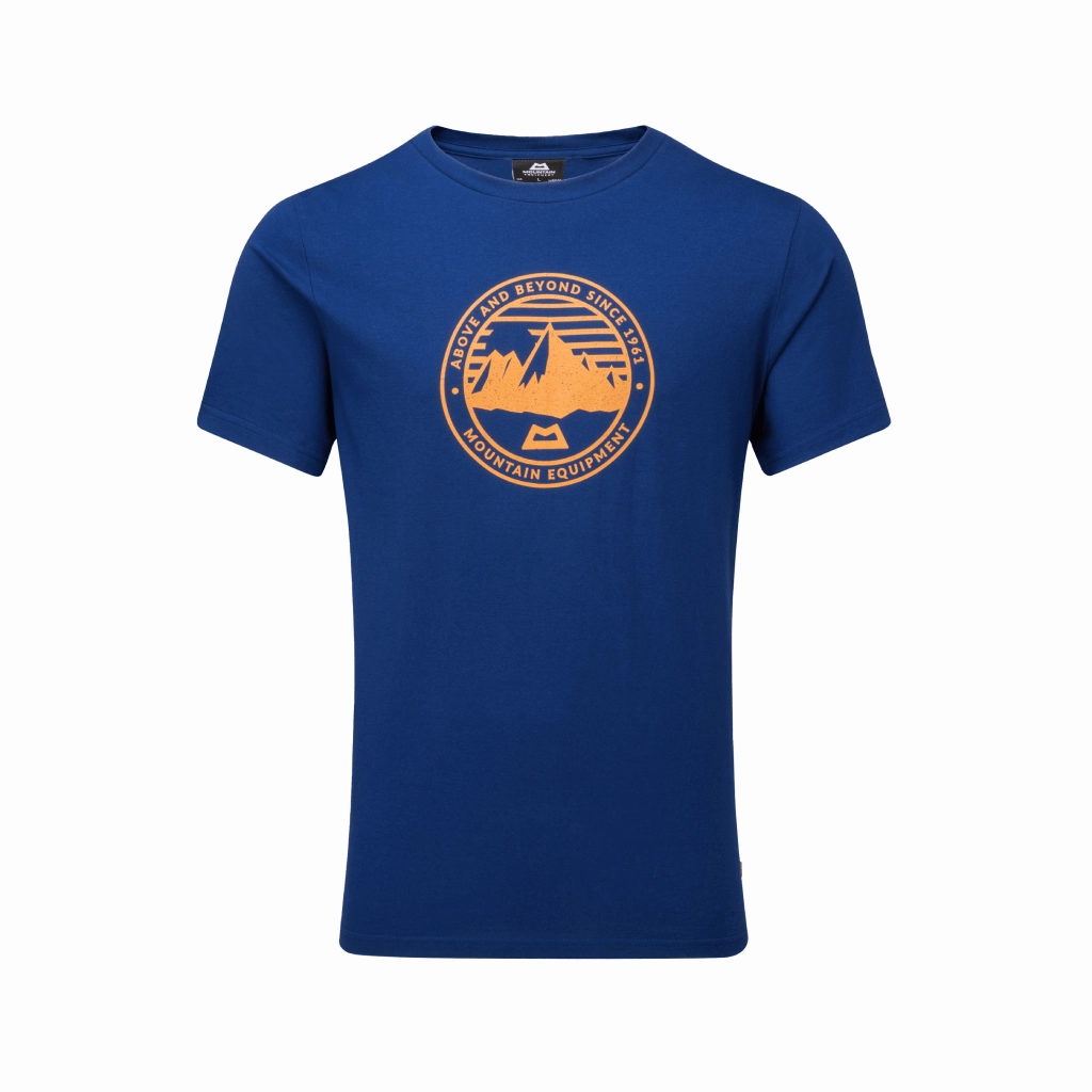 Heathered Fabric Athletic Wear Mountain Equipment Roundel T-Shirt Men