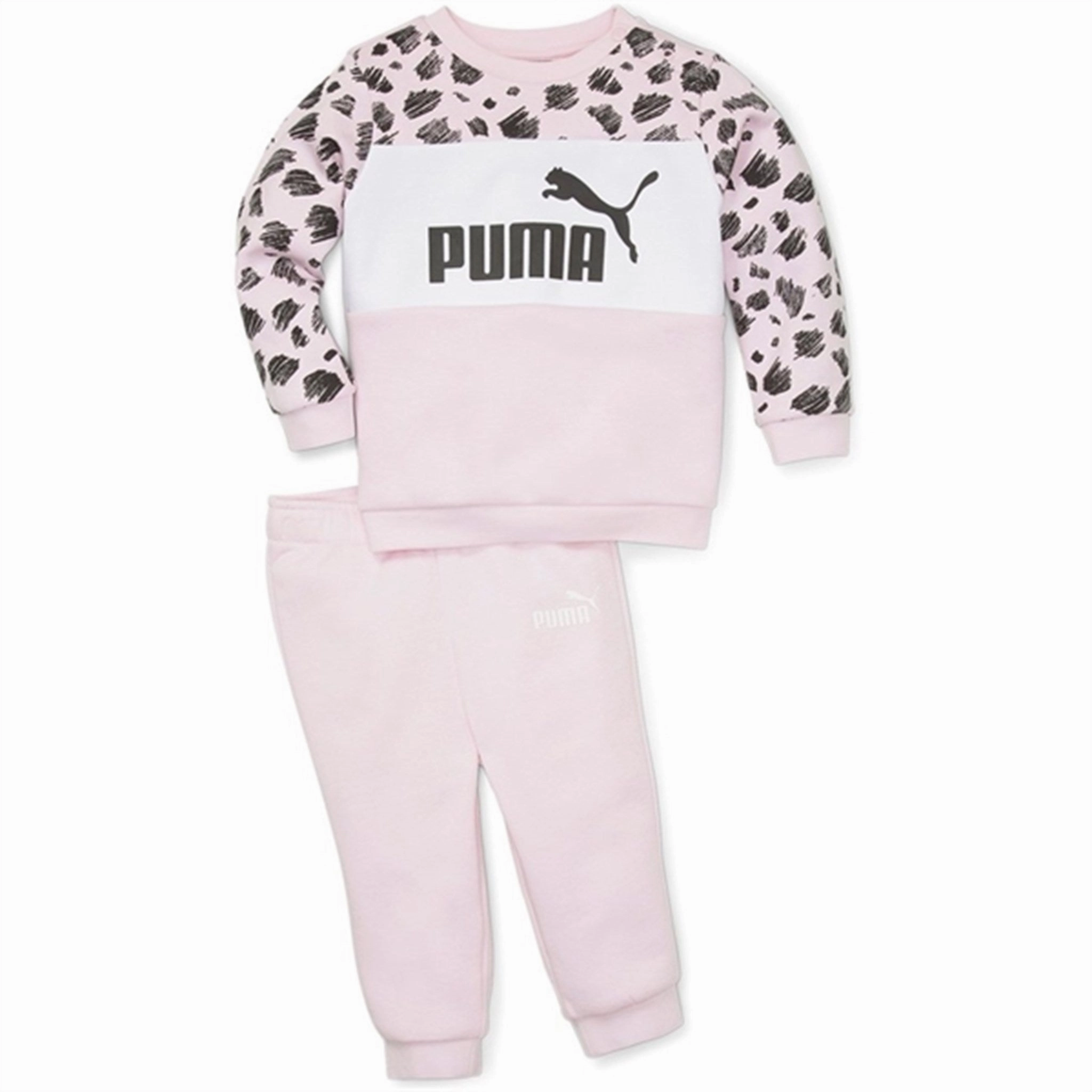 short sleeves Workwear alternative Puma ESS  Puma Mates Infants Sweatset FL Pearl Pink