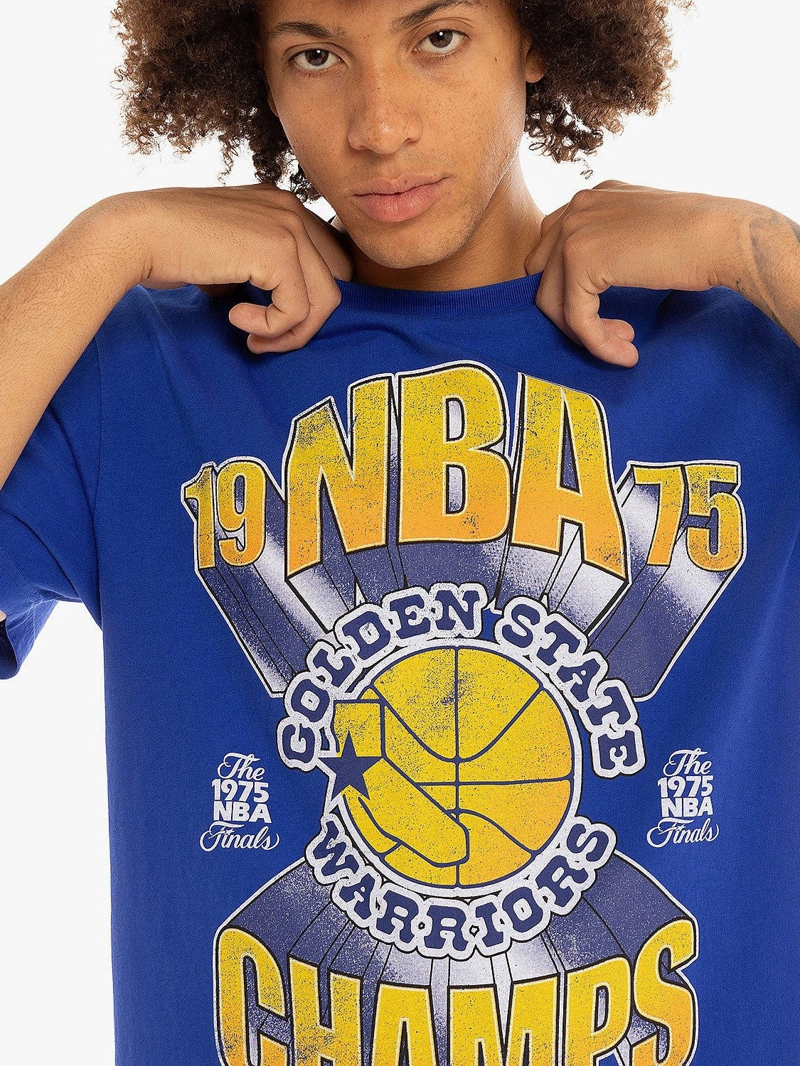 Effortless Look Multi Panel Structure Golden State Warriors Bust Out Tee