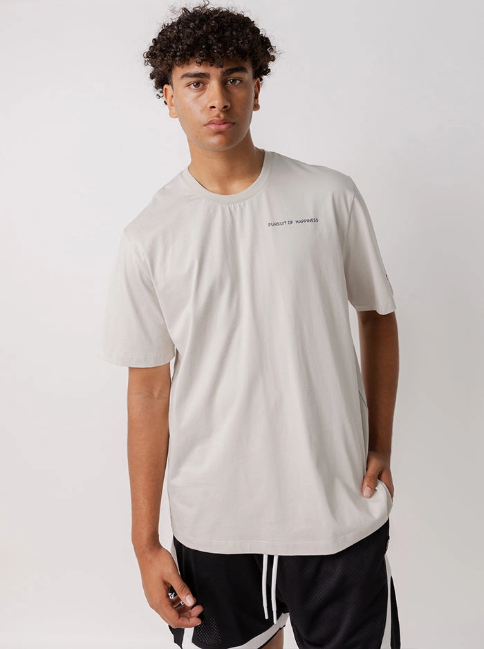 Layering Piece Light Comfort Pursuit Track Tee in Clay