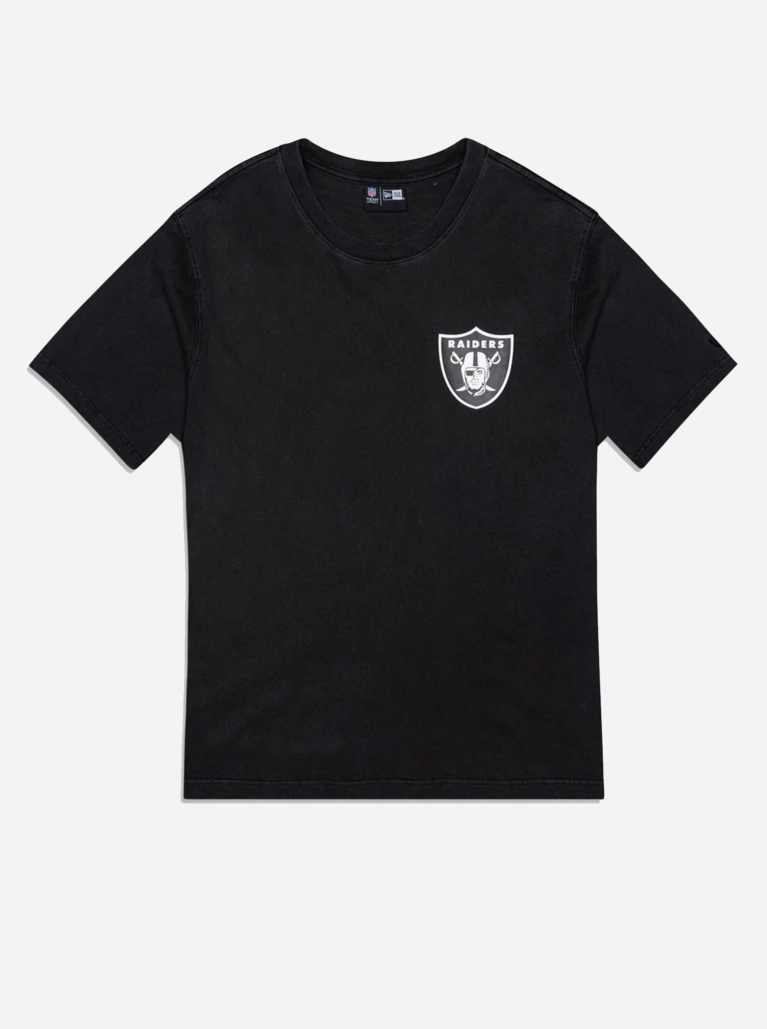Las Vegas Raiders Washed NBA T-Shirt Quick Release Hem Minimalist Look