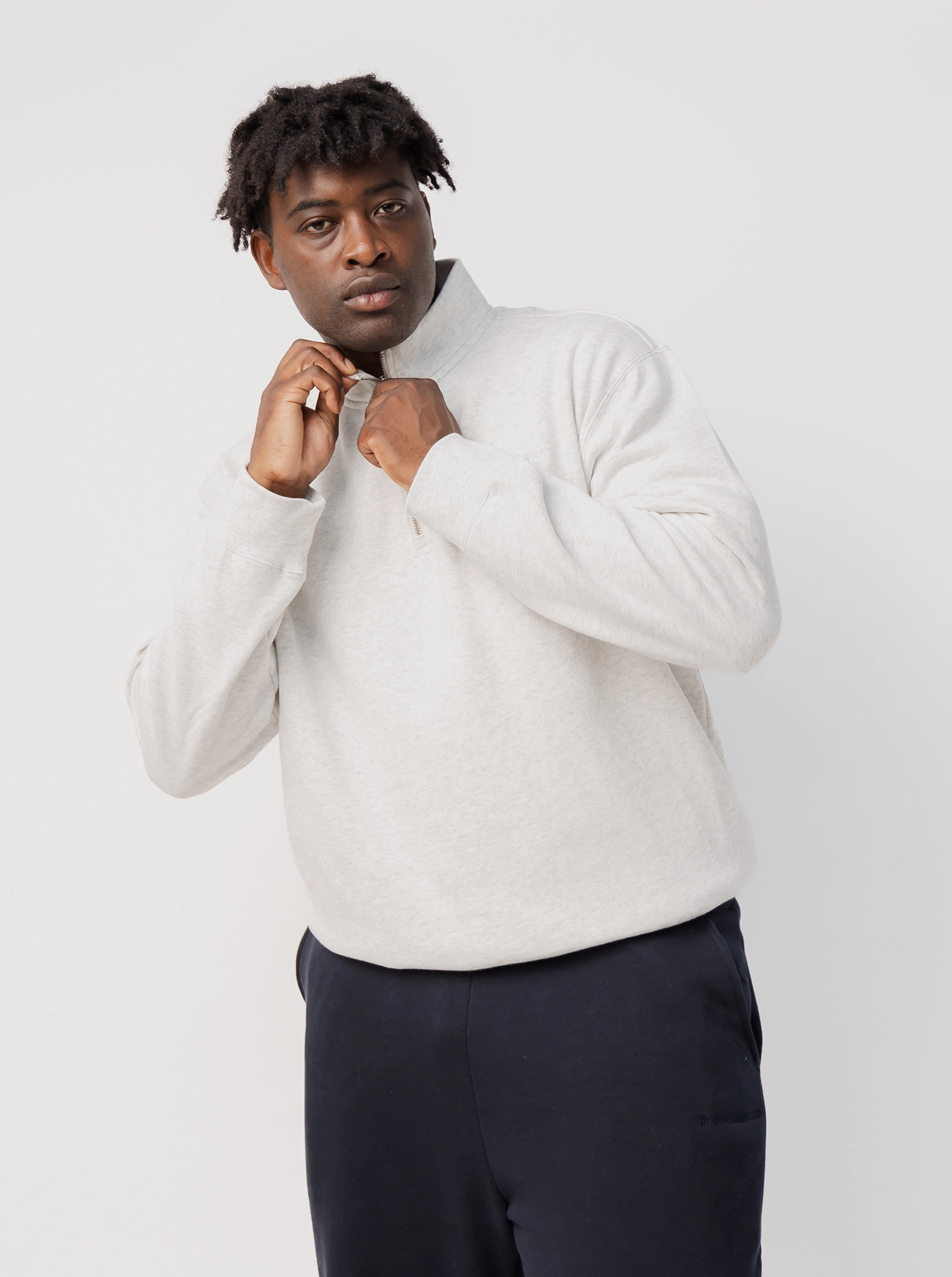 Quarter Zip in Grey Marle Outdoor Apparel