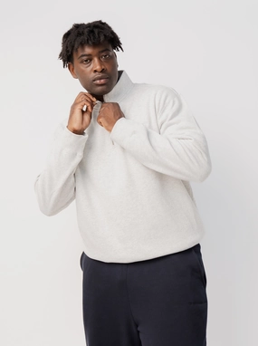 Quarter Zip in Grey Marle Outdoor Apparel