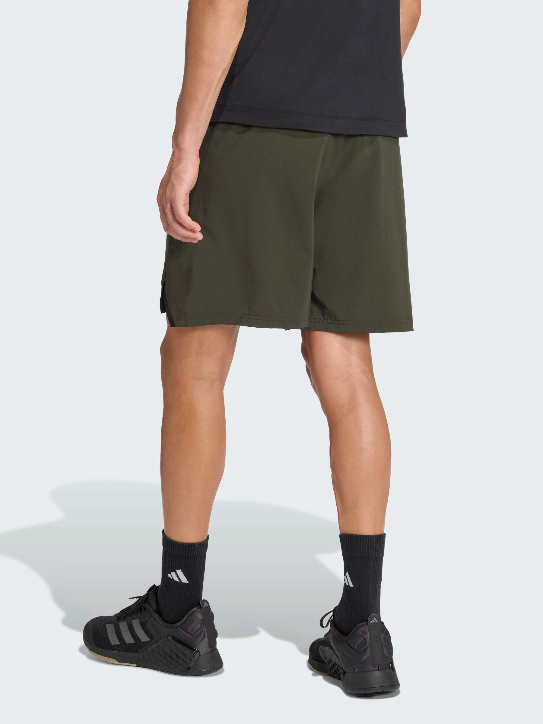 D4T Workout Short Smooth Flatlock Seams Slimming Effect