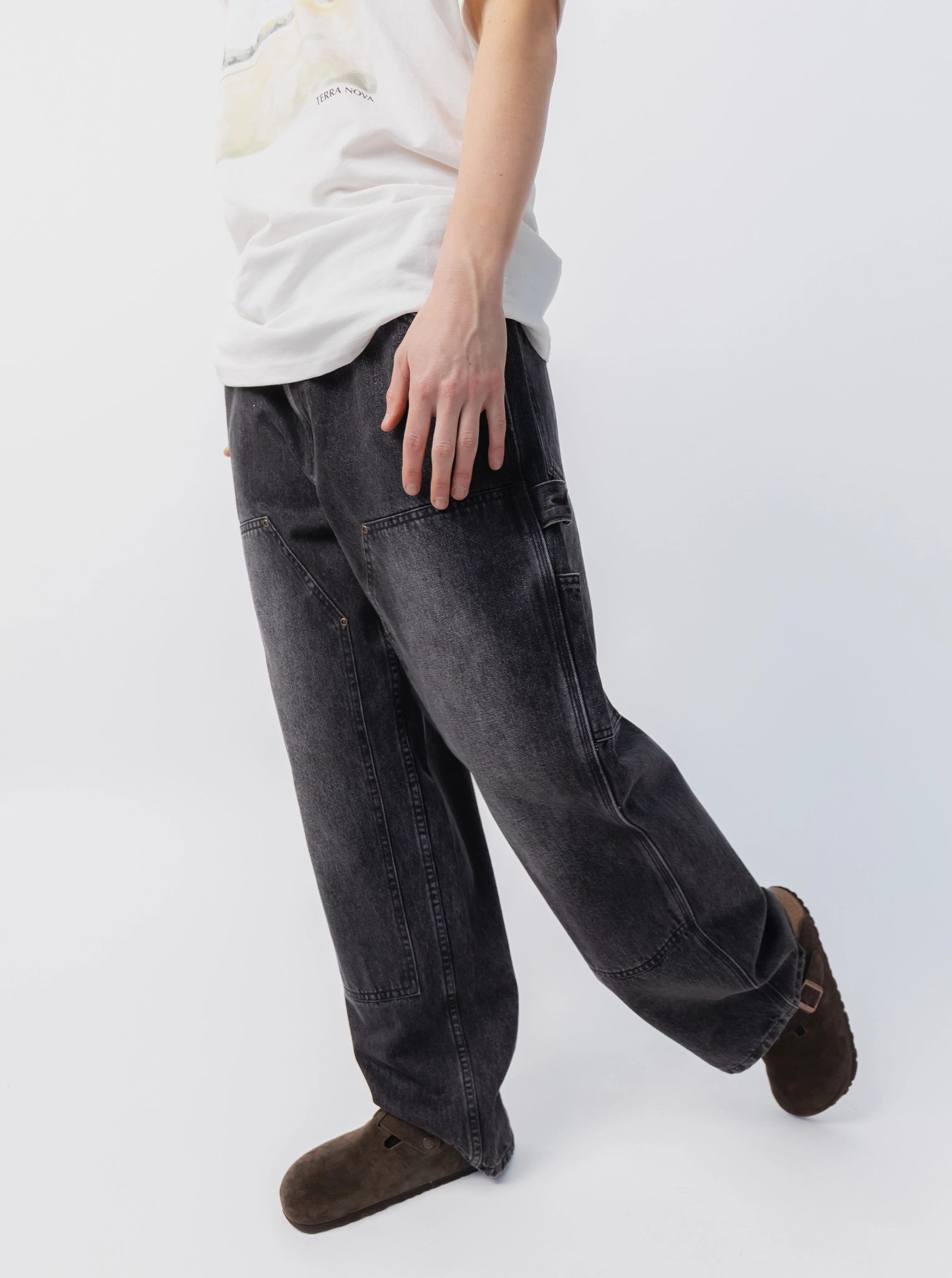 Abrasion Resistant Material Active Stretch Double Knee Pants