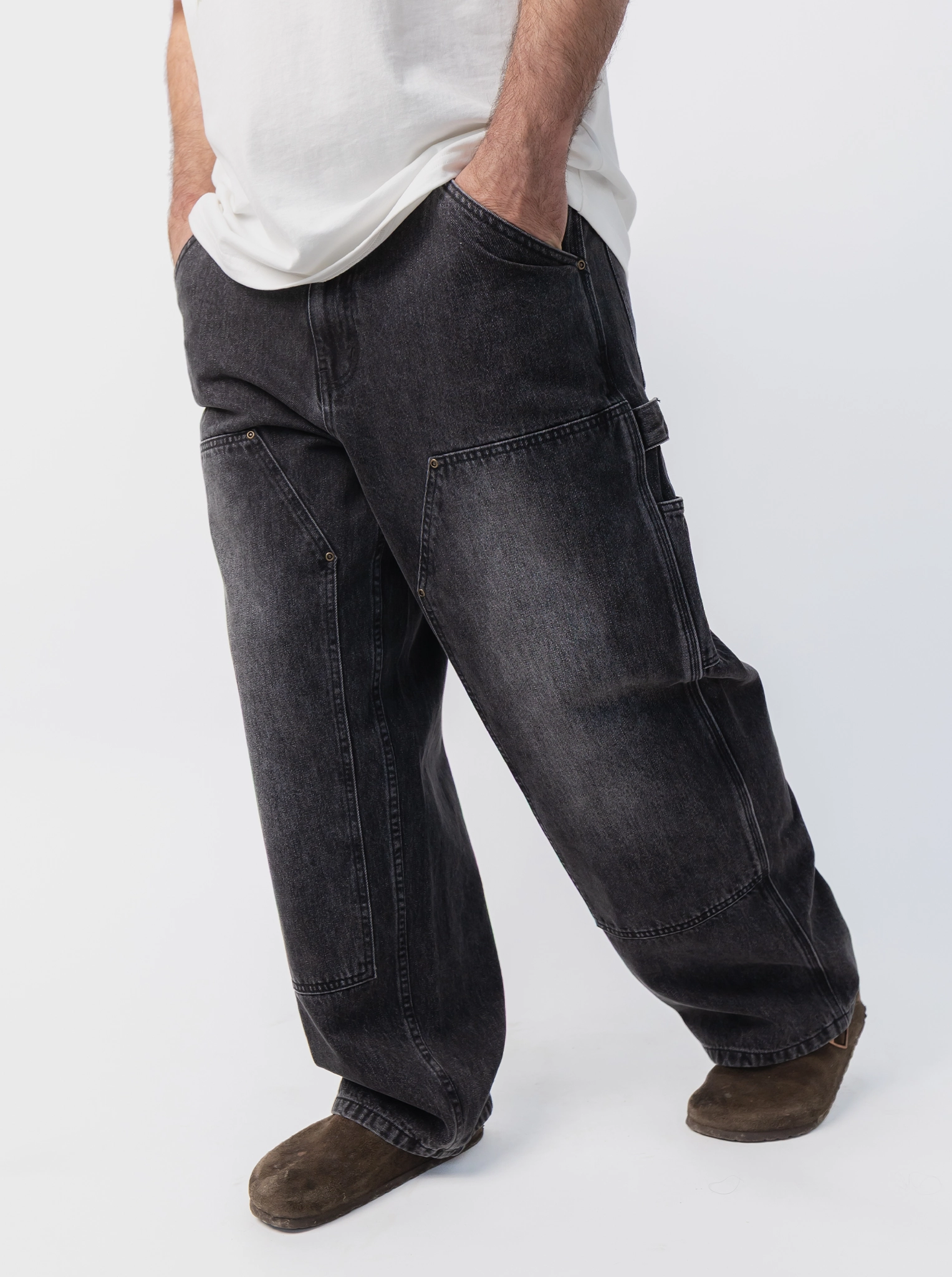 Versatile Layering Double Knee Pants