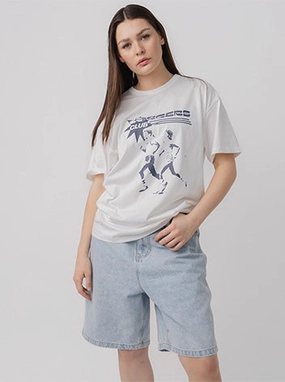 Urban Style Trend Running Graphic Tee