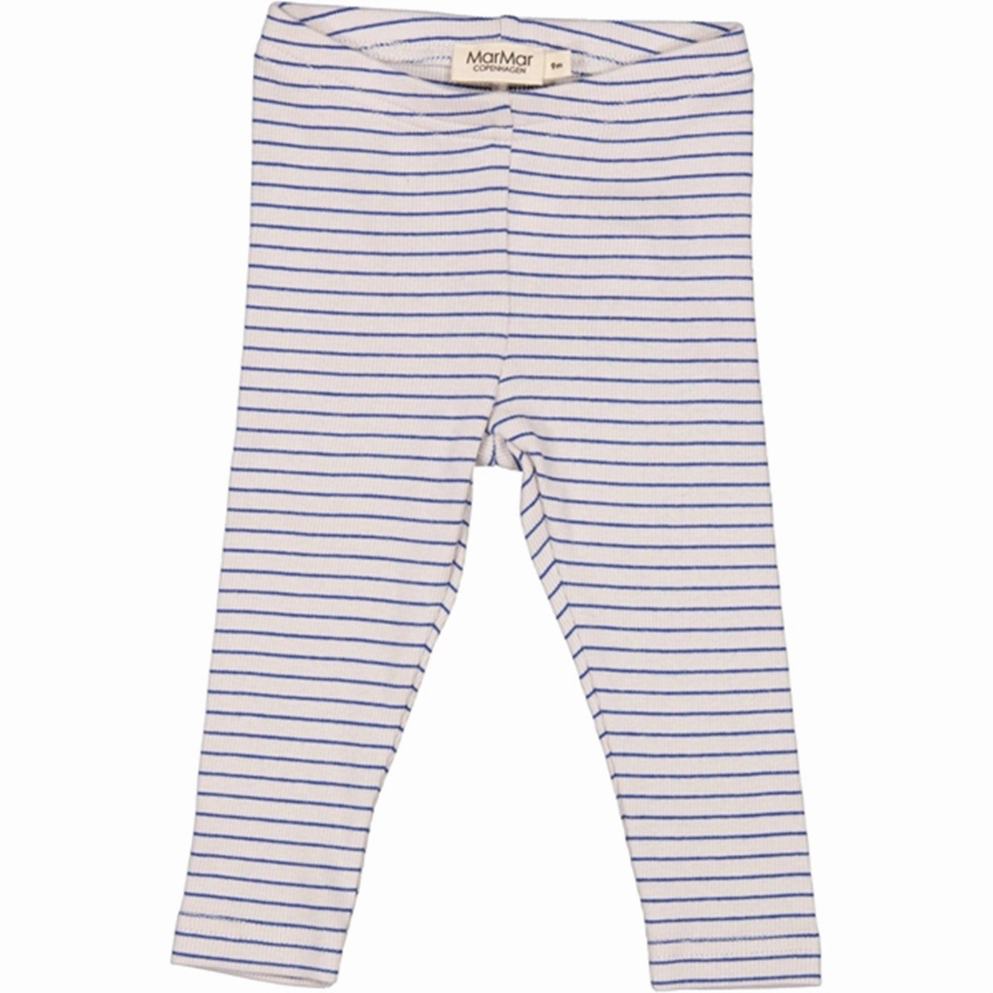 Holiday Outfit Double Layer Performance Fit MarMar Modal Rib Space Blue Stripe Leggings