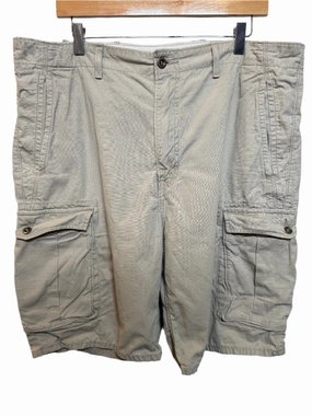 Fun Patterns Levi Mens Cream Cargo Shorts (Size XXL)