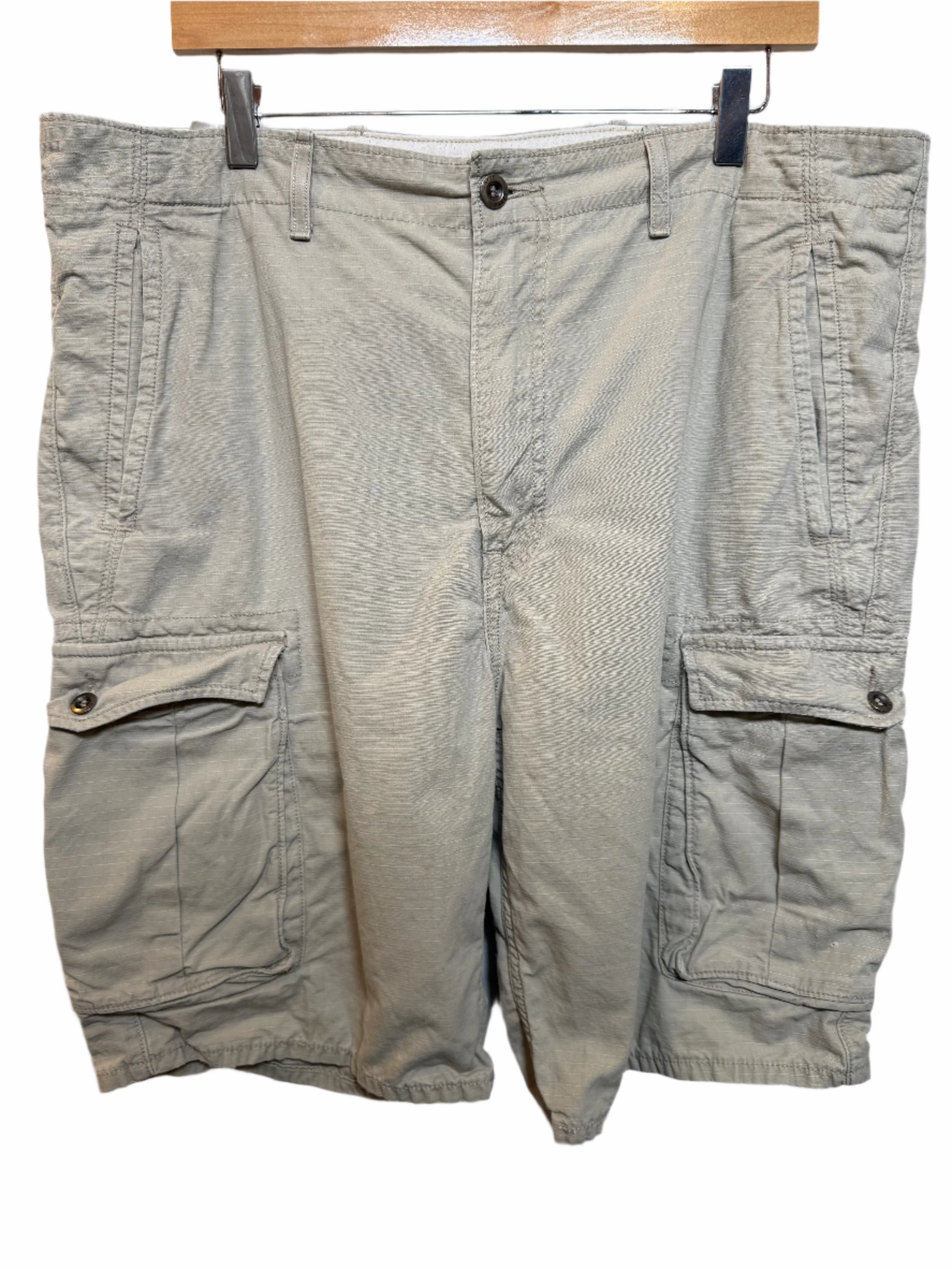 Fun Patterns Levi Mens Cream Cargo Shorts (Size XXL)