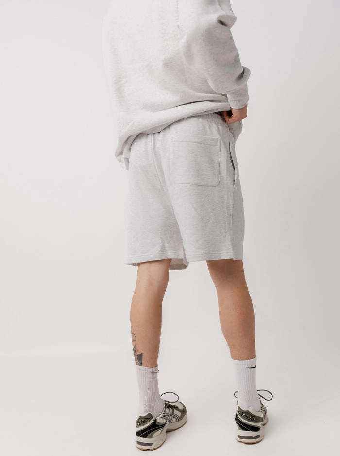 UV Protection Happiness Shorts in Heather Grey