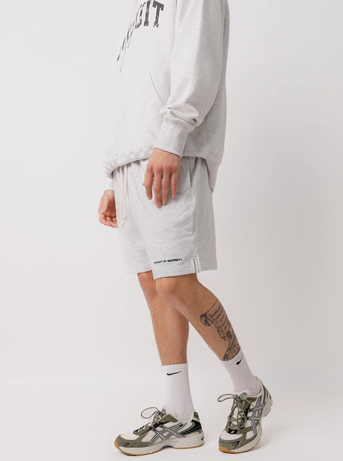 Happiness Shorts in Heather Grey Game Day