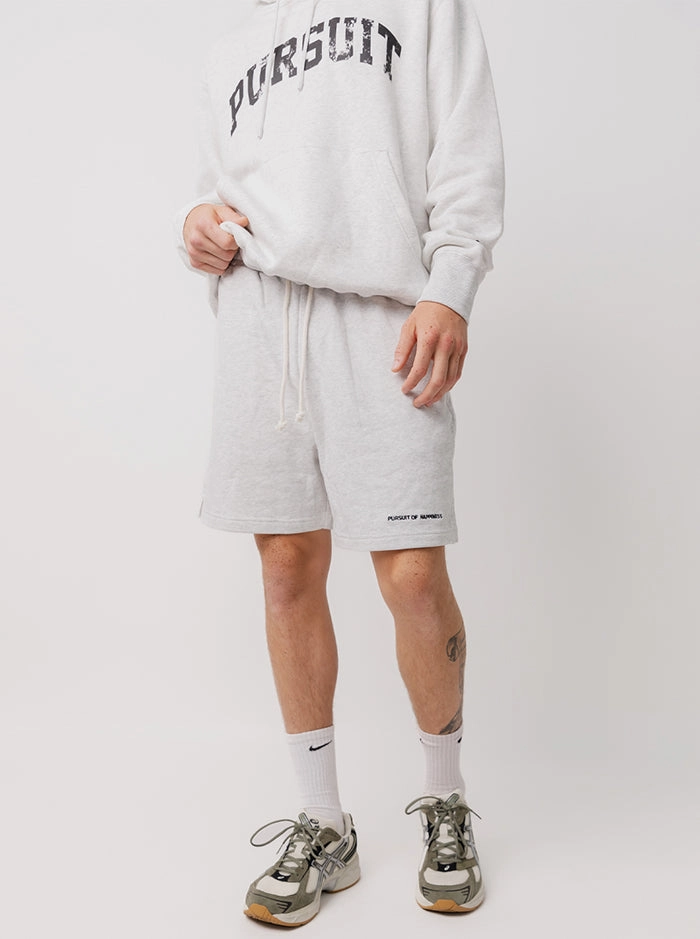 Happiness Shorts in Heather Grey Retro Style Easy Match