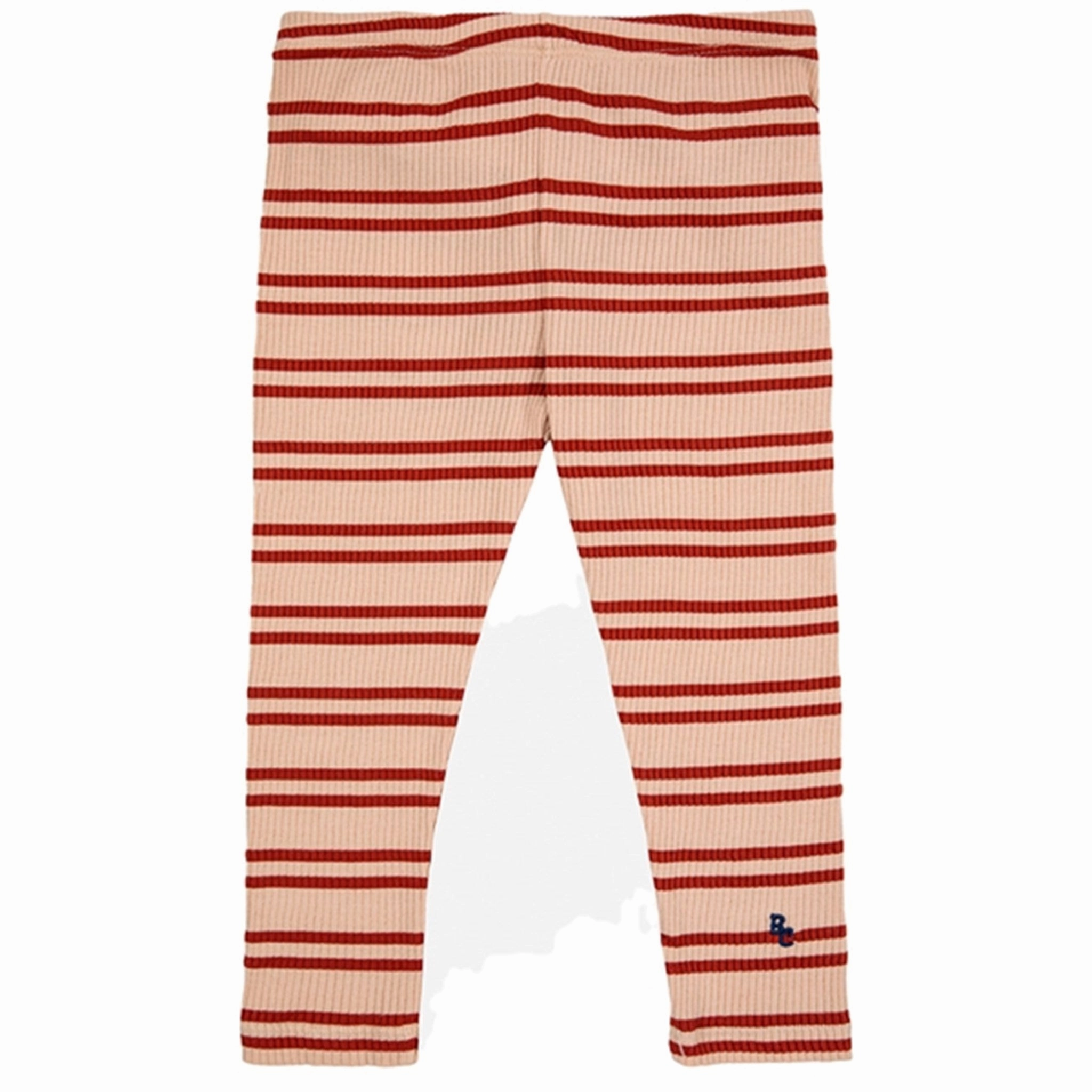 Bobo Choses Baby Red Stripes Leggings Offwhite Modern Comfort