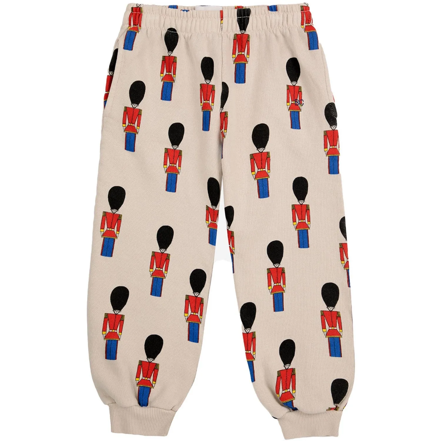 Microperforated Upper Material Bobo Choses Light Brown Little Tin Soldiers All Over JAndging Pants