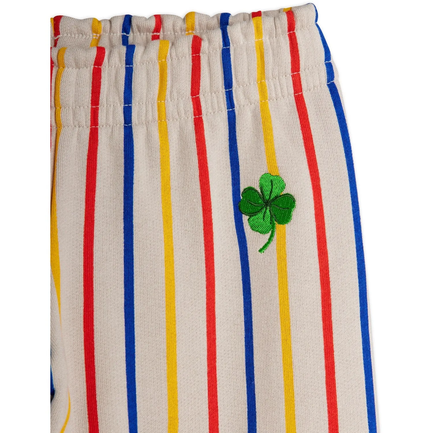 Polyester Elasticity Mini Rodini Multi Clover Emb Sweatpants