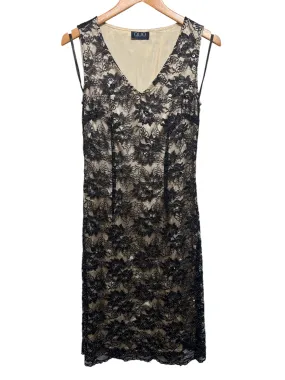 Fresh Stitch Quo Black Floral Dress (Size M0