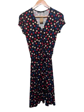 "Very" Black Heart Dress (Size S) Modest Cut