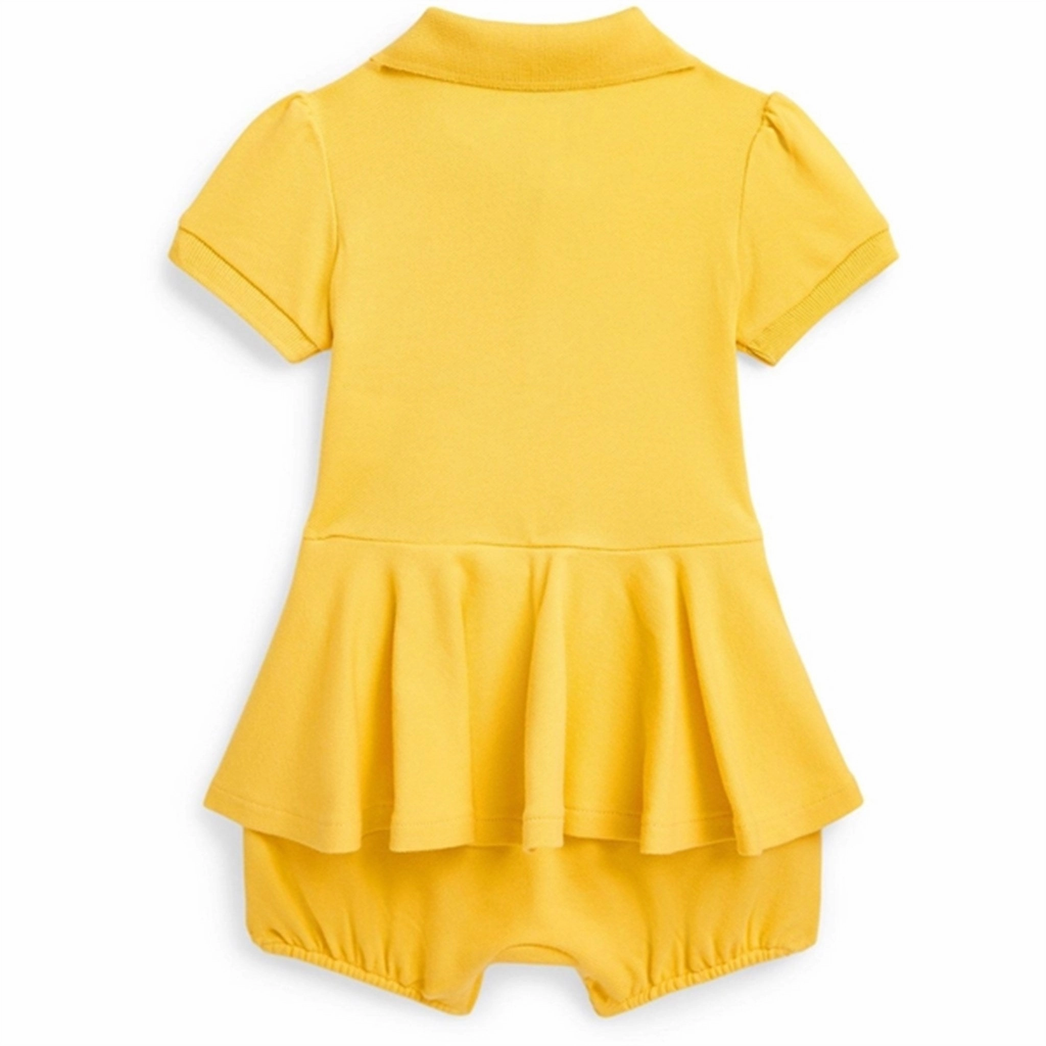 Ralph Lauren Baby Shortall Chrome Yellow W/ Bright Pink Sharp Flexible