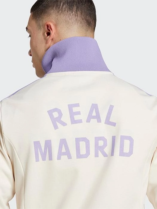 Breathable mesh lining Summer Wear Real Madrid Beckenbauer Track Top