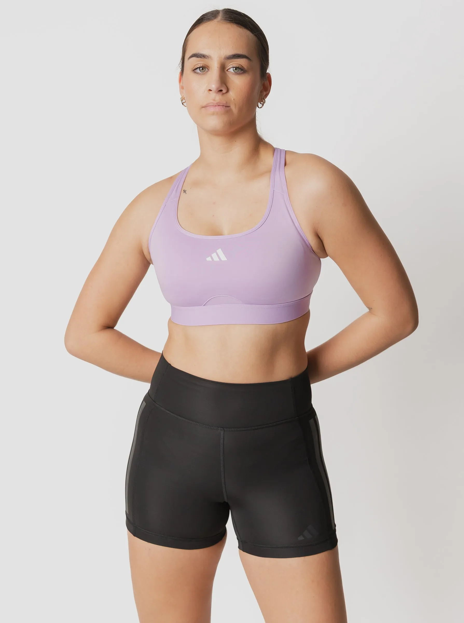 Powerreact Training Medium-Support Bra Flexible frame Anti Bacterial Fabric