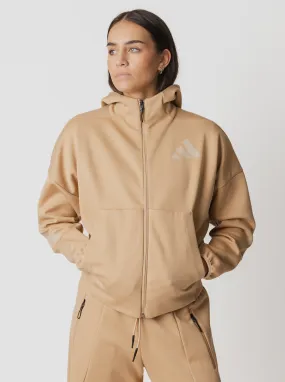 Organic Cotton Blend Gerbil like Z.N.E. Full-Zip Hoodie