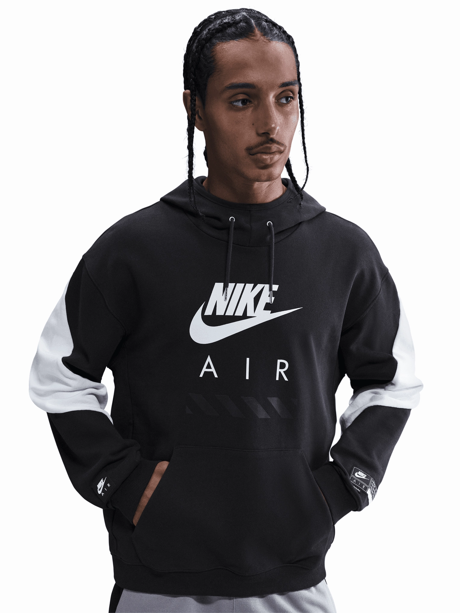 Errand Ready Zip Pocket Air Heavyweight Fleece Pullover Hoodie