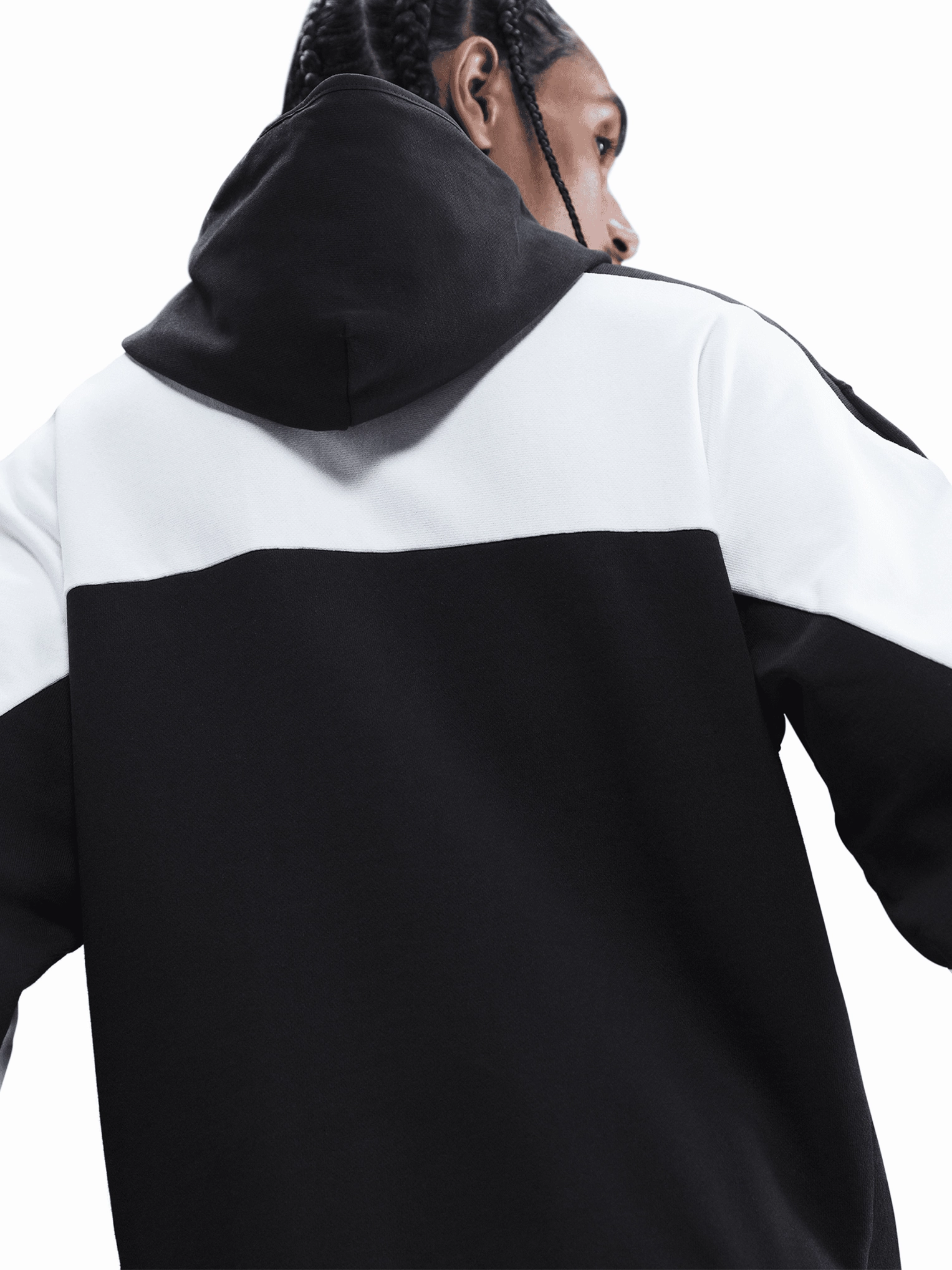 Air Heavyweight Fleece Pullover Hoodie Elastic hem