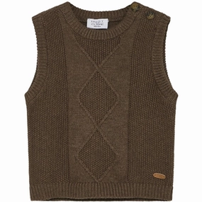 Hust & Claire Baby Cub Brown Perrie Vest Heavy