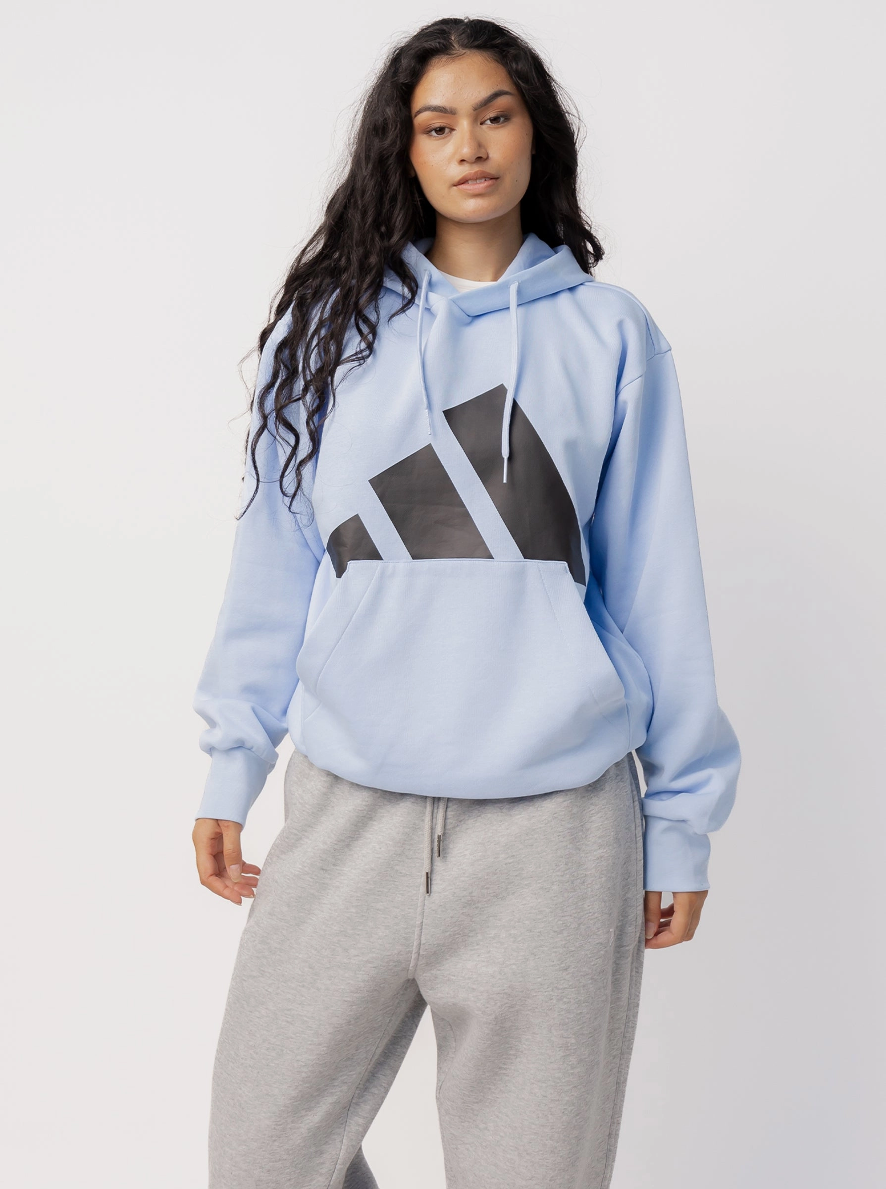 Kangaroo like Big Logo Fleece Hoodie Unisex