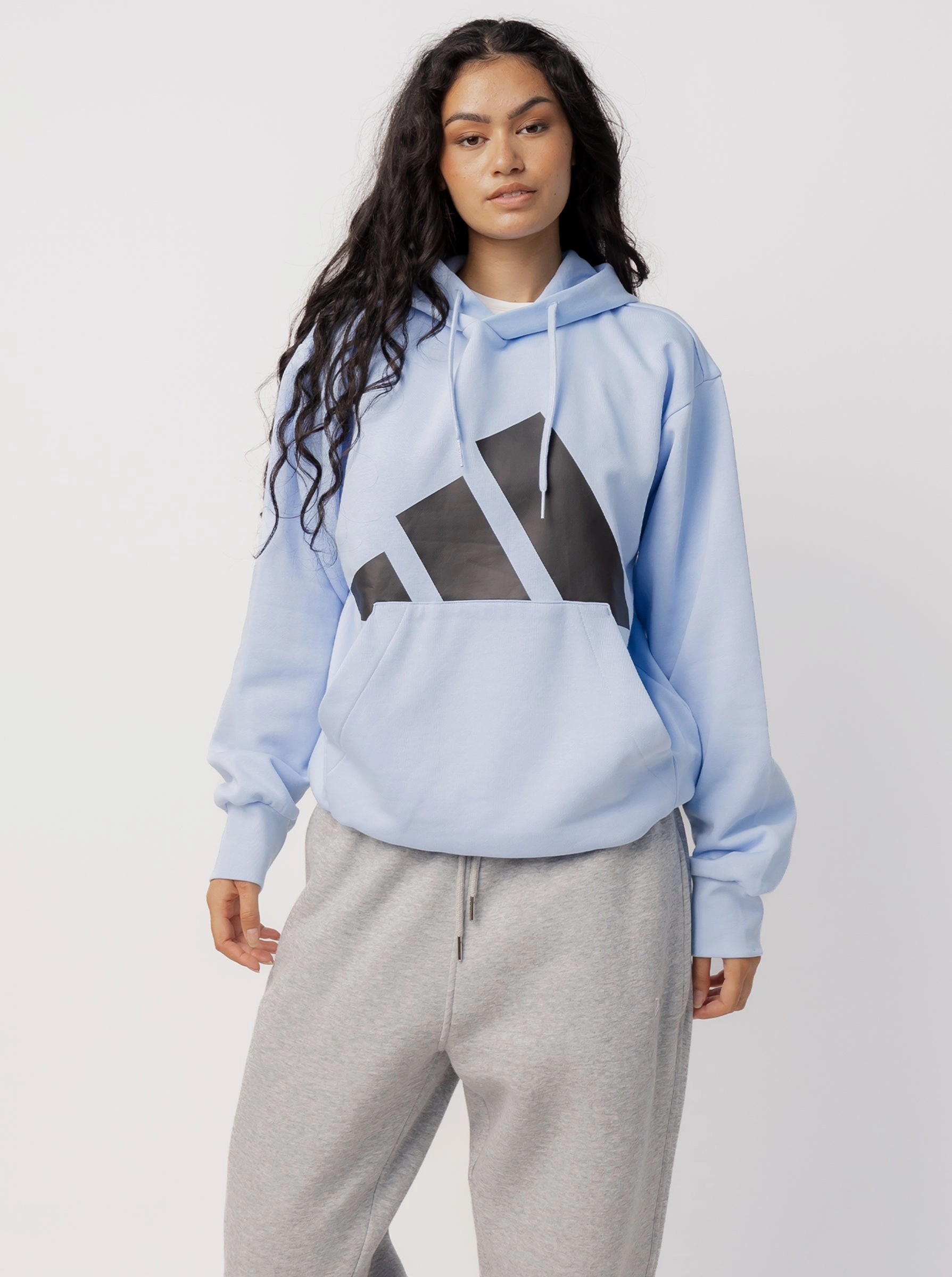 Unisex Design Big Logo Fleece Hoodie Unisex