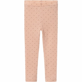 streamlined look Relaxed Fit Lil'Atelier Rugby Tan Nava Wool Leggings