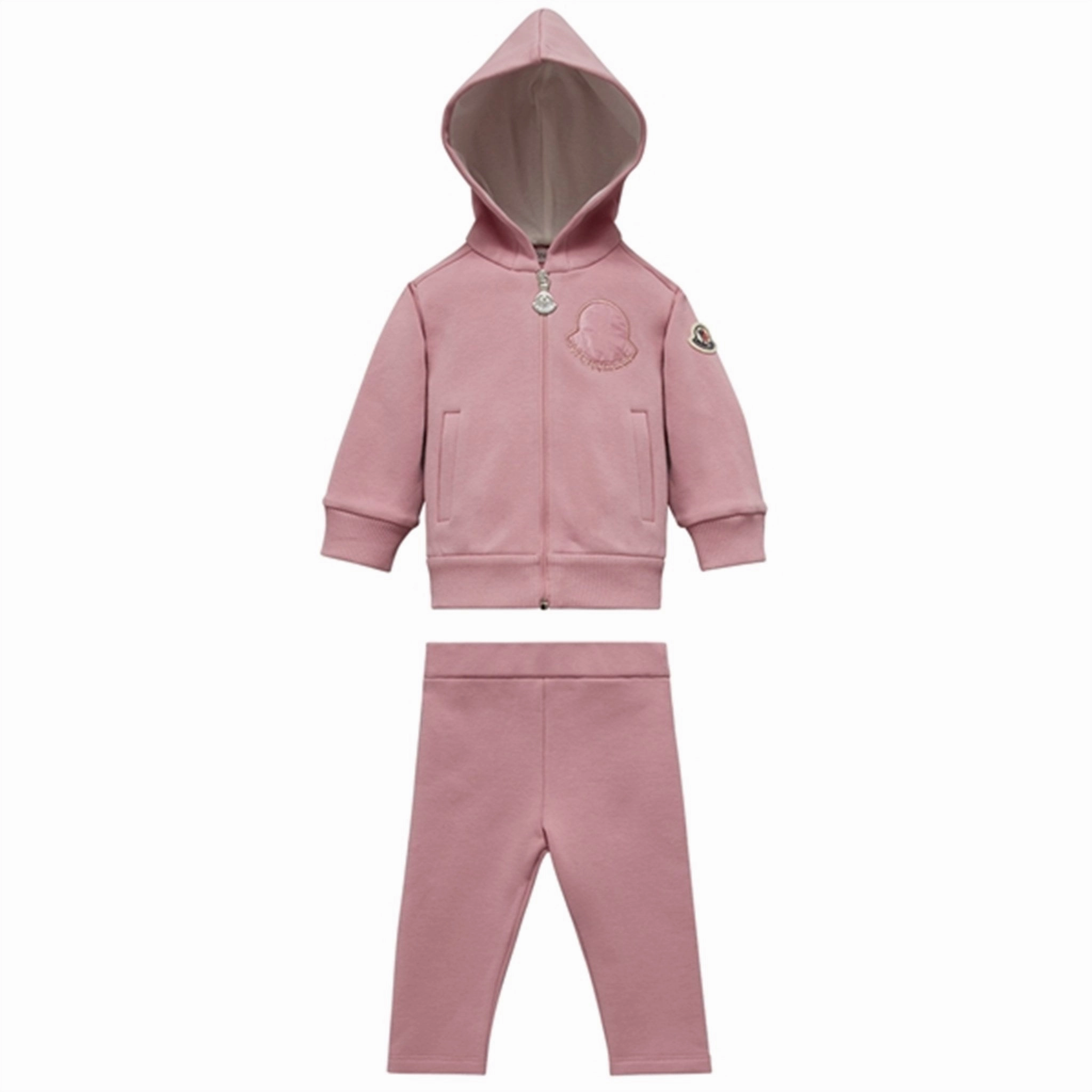 Moncler Sweatset Pink FlexFit Adjustable Cuffs Ergonomic Design