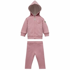 Moncler Sweatset Pink FlexFit Adjustable Cuffs Ergonomic Design