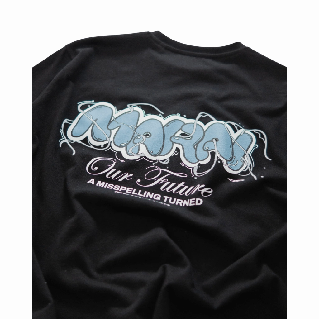 Marai Vortex Bubble T-Shirt Men Durable Collar Construction