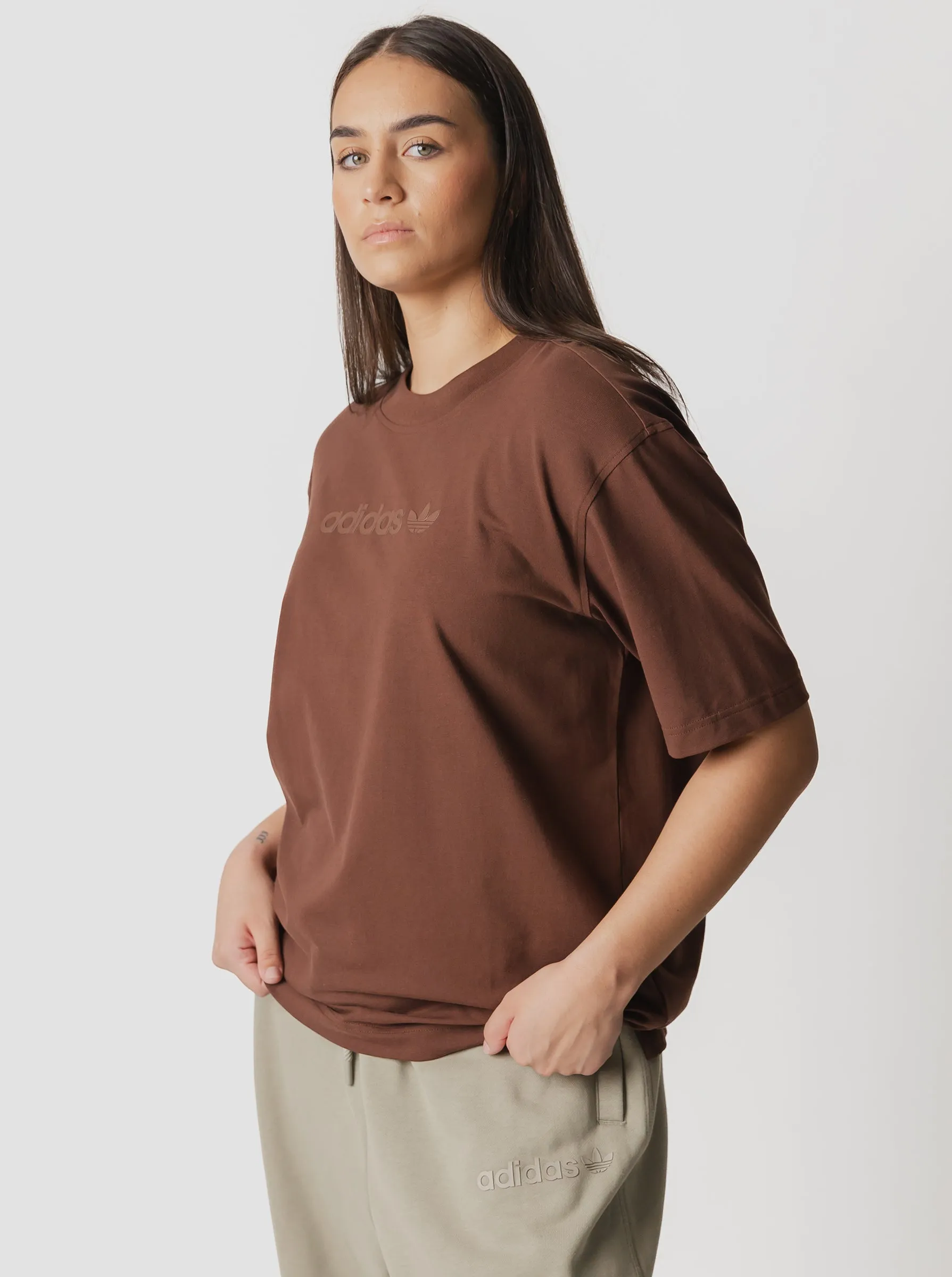 Organic Cotton Construction Essentials Linear Oversized T-Shirt