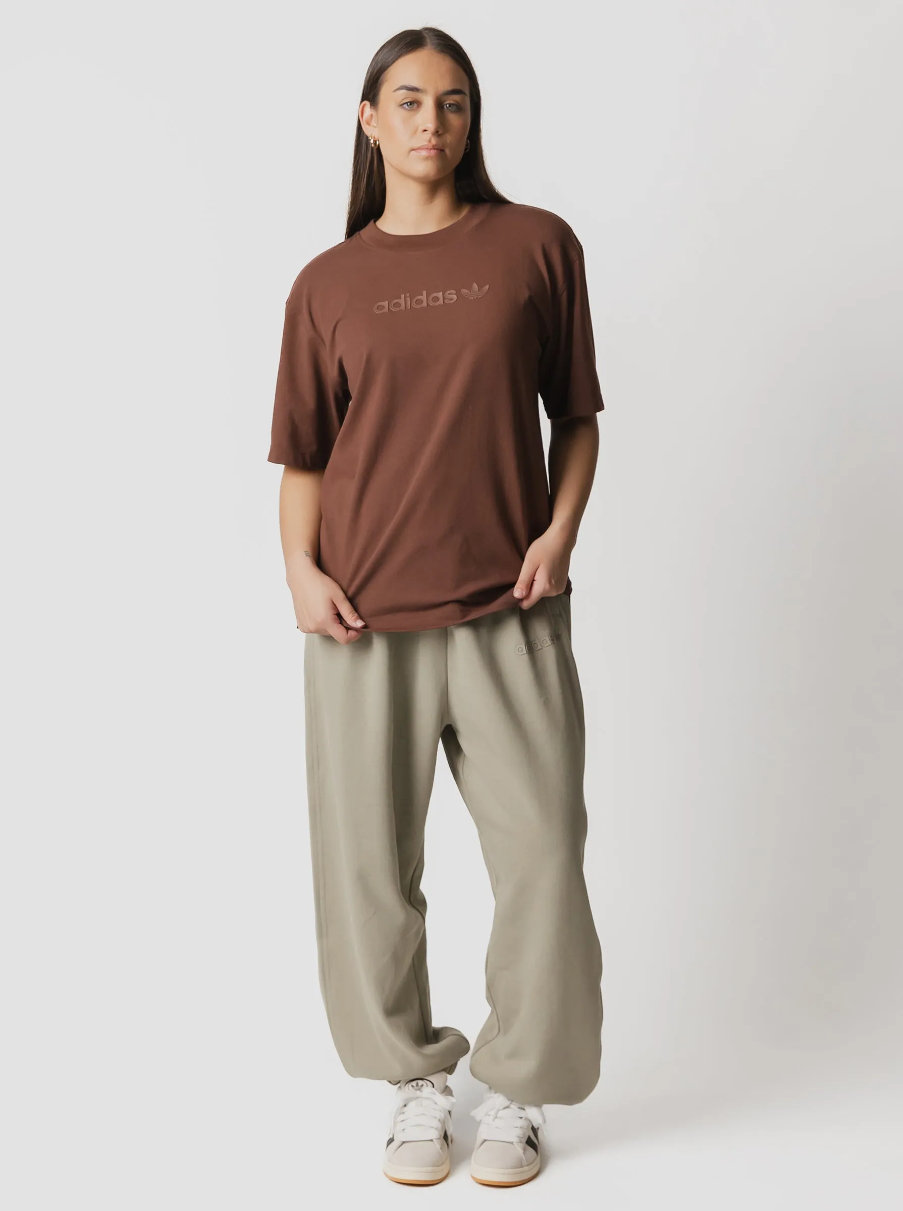 Essentials Linear Oversized T-Shirt Lightweight Look Seasonal Layer