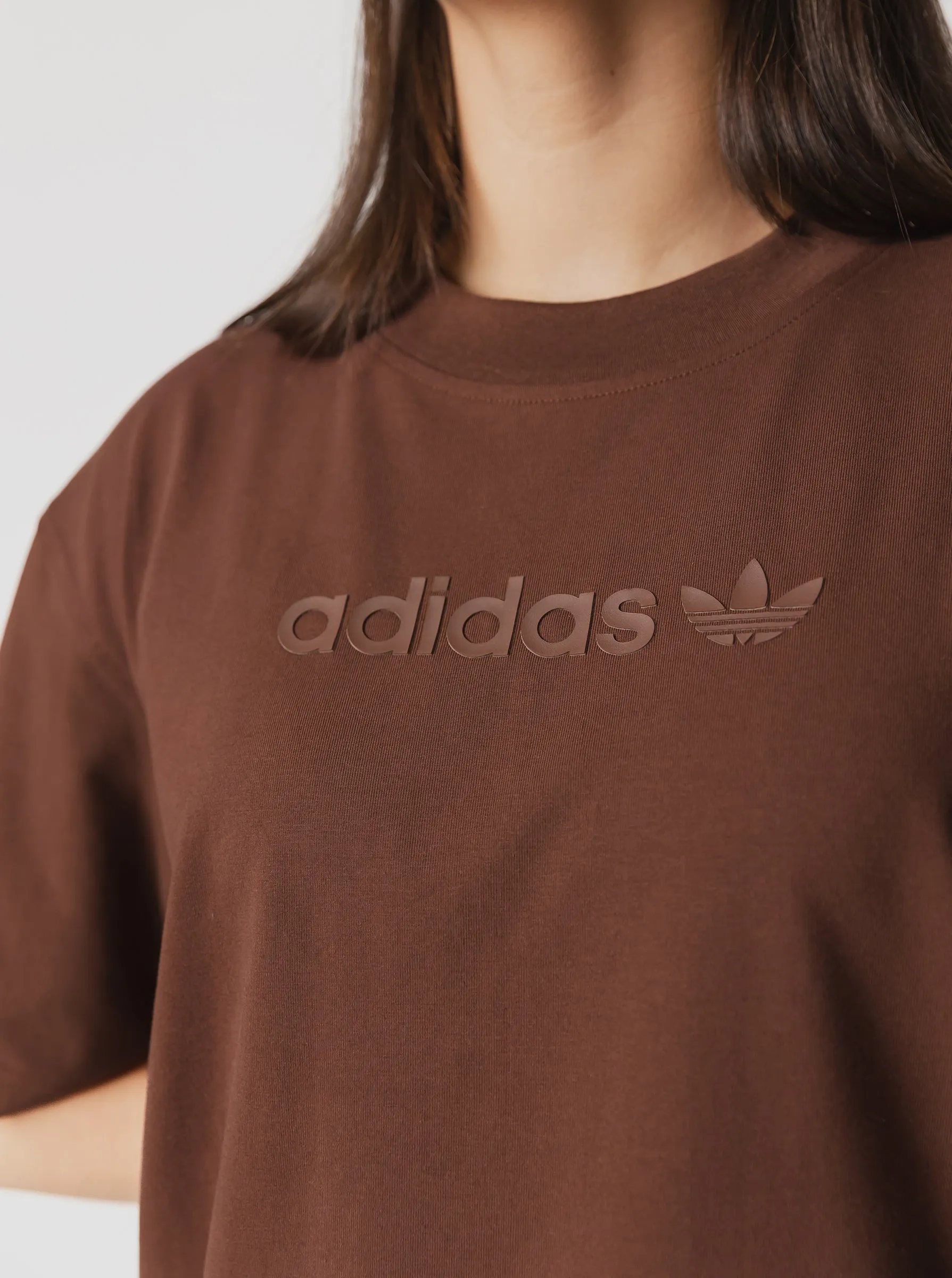 Anti Static Fabric Summer Wardrobe Essentials Linear Oversized T-Shirt