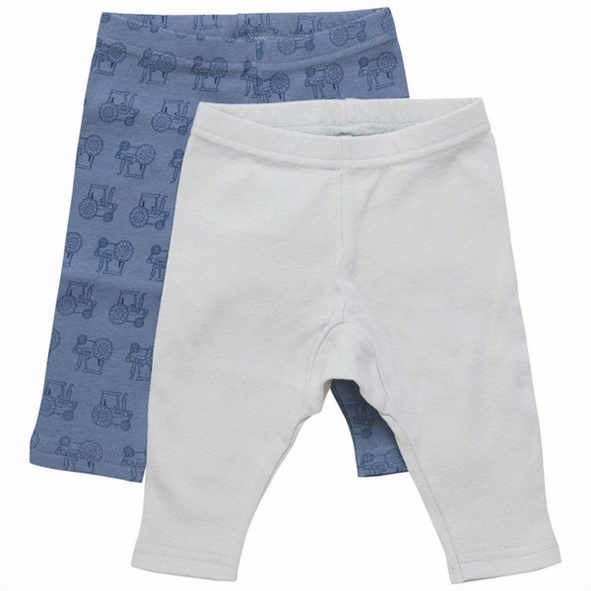 Light and Comfortable Pippi Leggings AOP Print 2-pack Blue Mirage