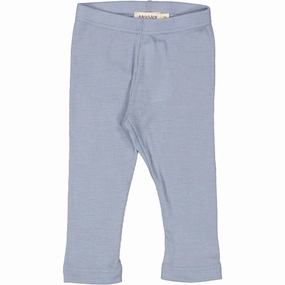 MarMar Wool Rib Monsoon Blue Leg Legging Unisex Style Hiking Trail Active Lifestyle Studio Practice