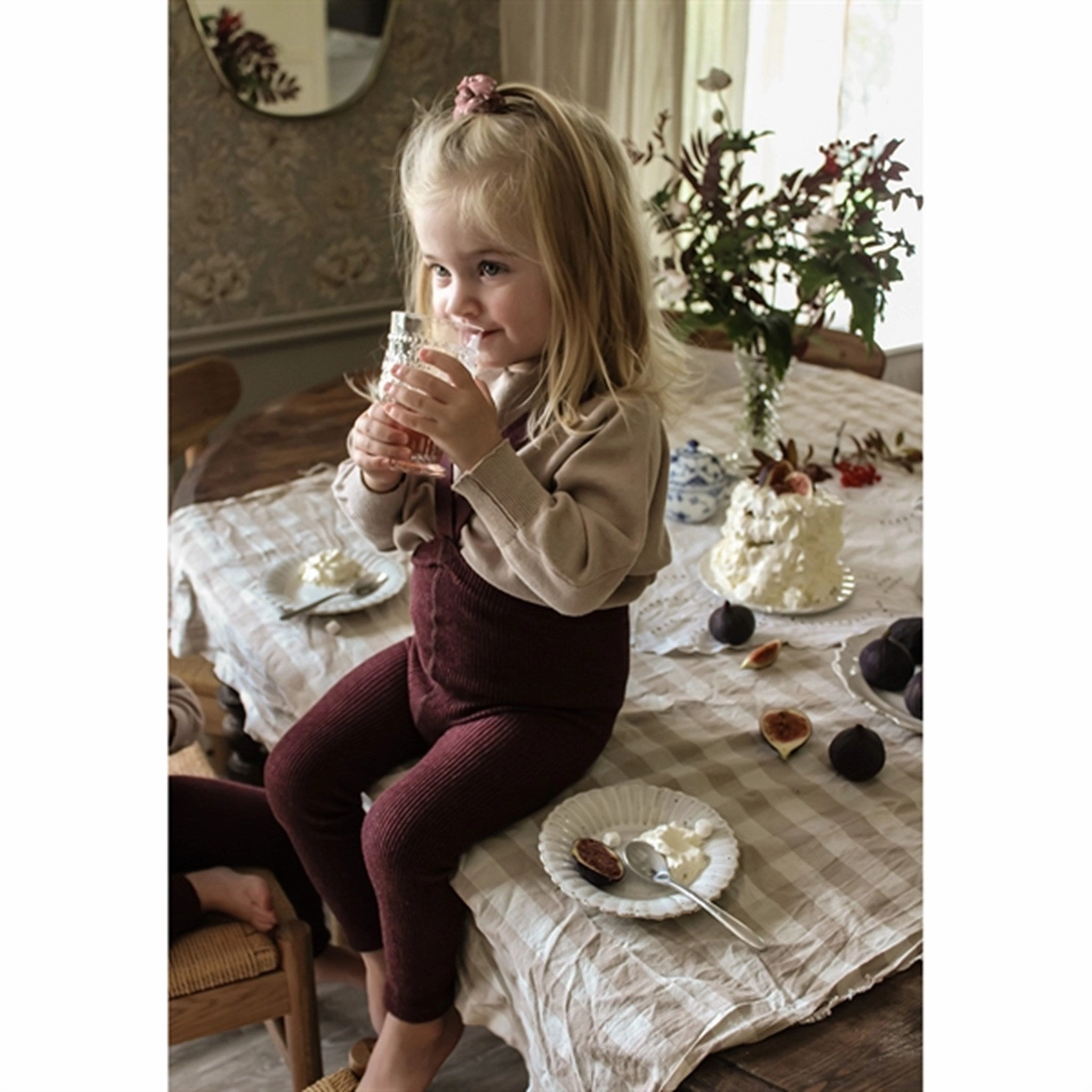 Postpartum Fit Ultra Light Fitness Lover Dance Studio Silly Silas Footless Tights Fig