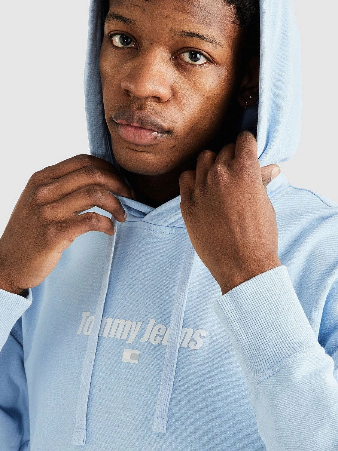 Relaxed Washed Linear Sweatshirt Drawcord Hem