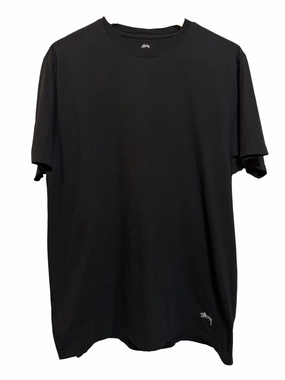 Cool Layering Stussy Mens Black T Shirt (Size XL)