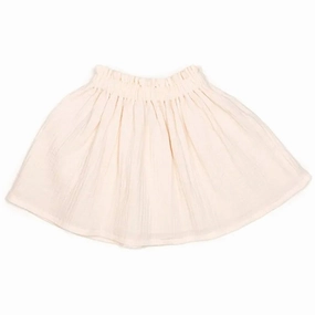 Huttelihut Daisy Skirt Muslin Off White Smooth Texture High Shine