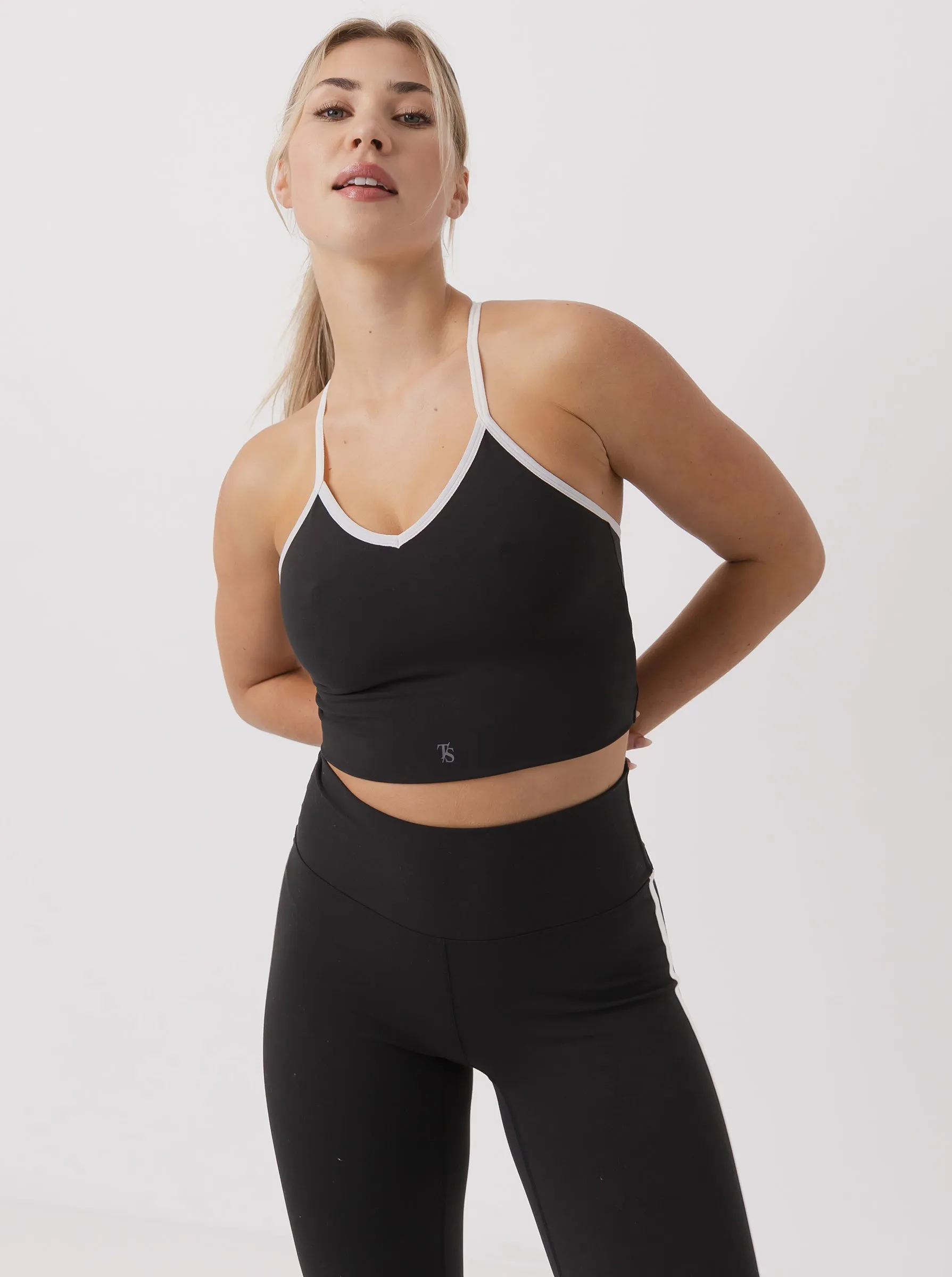 Retro Bra in Black Durable structure