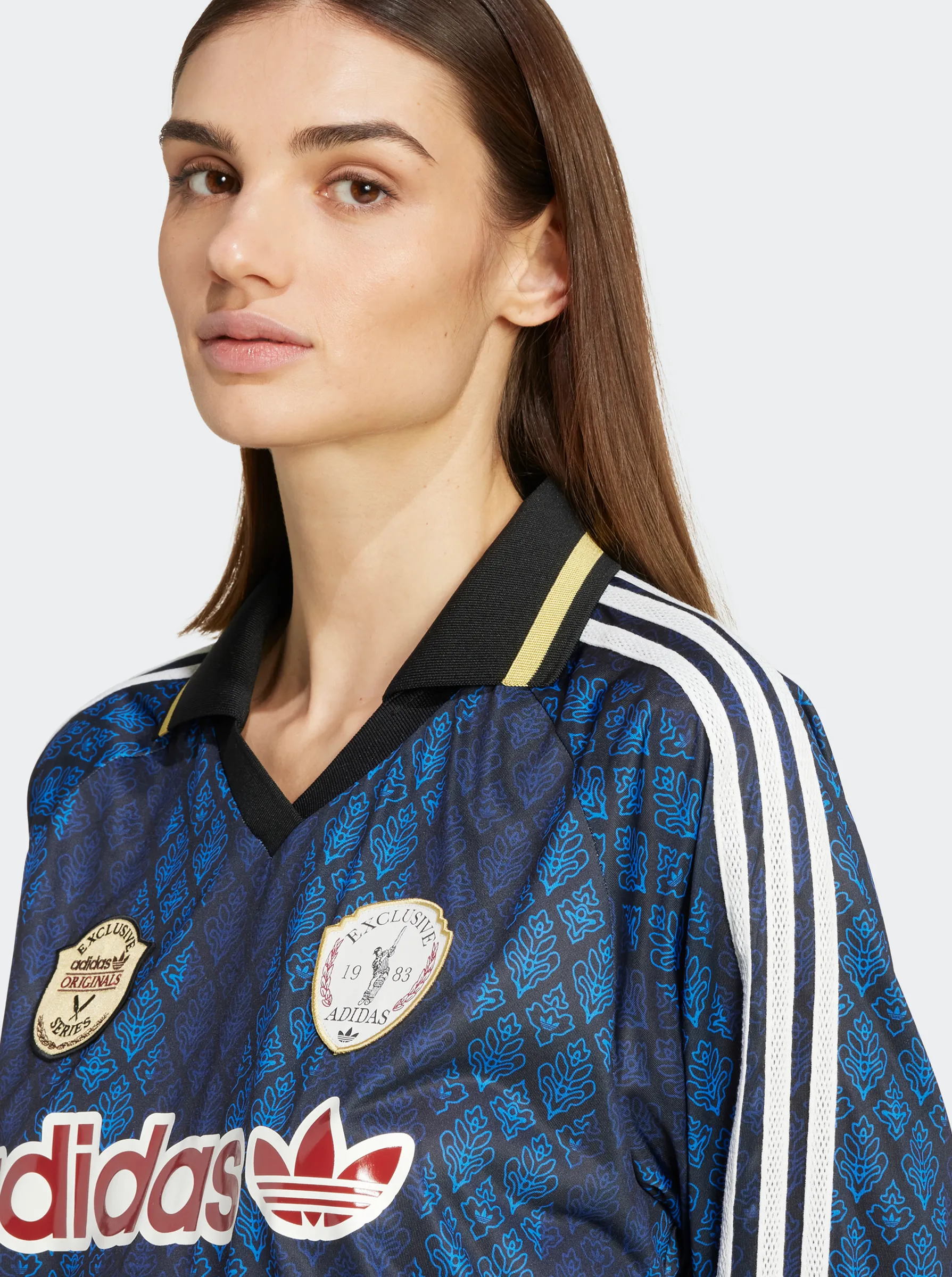 Retro Sports Cricket-Inspired Long Sleeve Jersey Eland like Rugged Texture