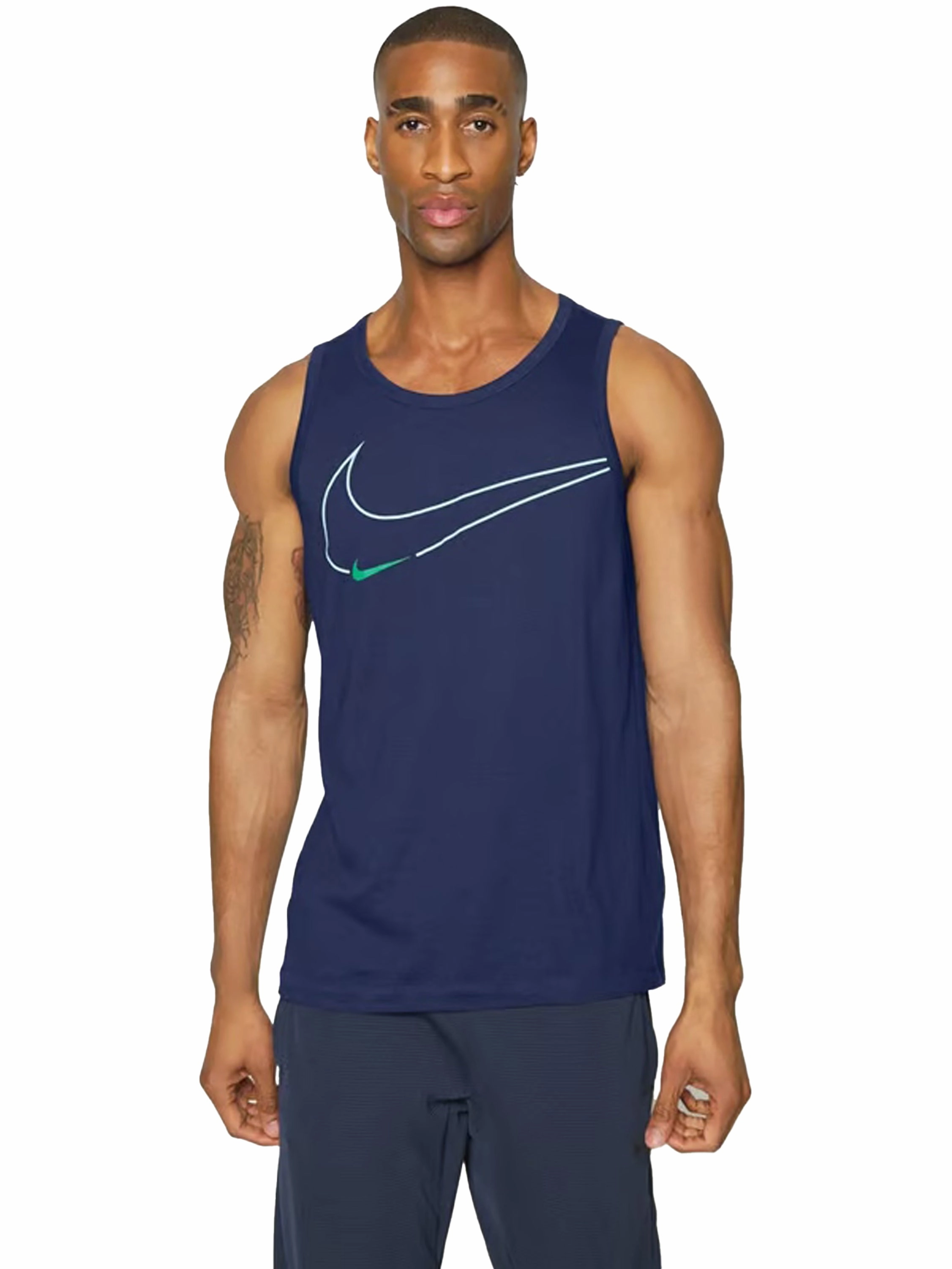 Nike | Mens Dri-fit Sports Vest Sporty Look Wear