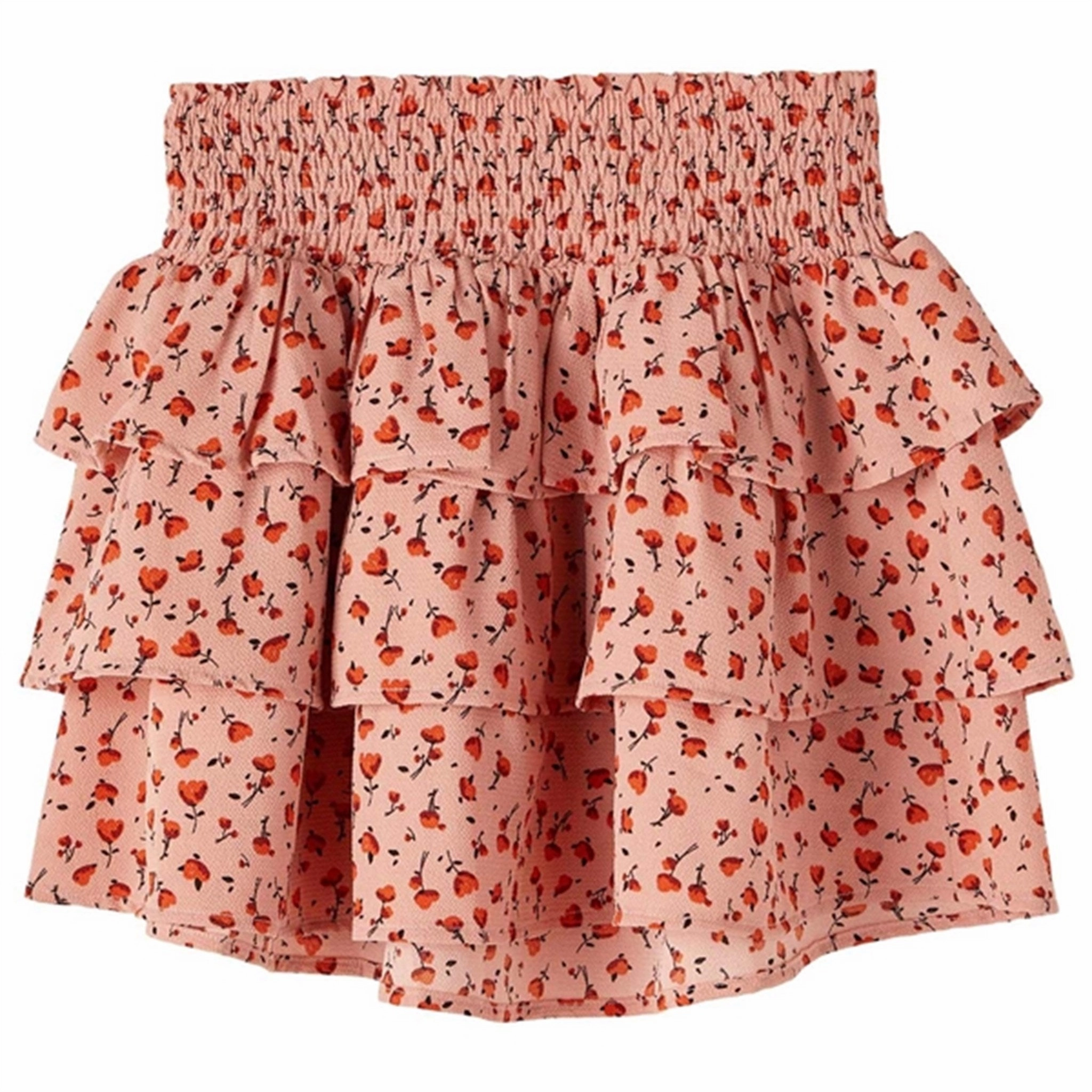 Name it Rose Tan Hanah Skirt Biodegradable Fabric Layered Design