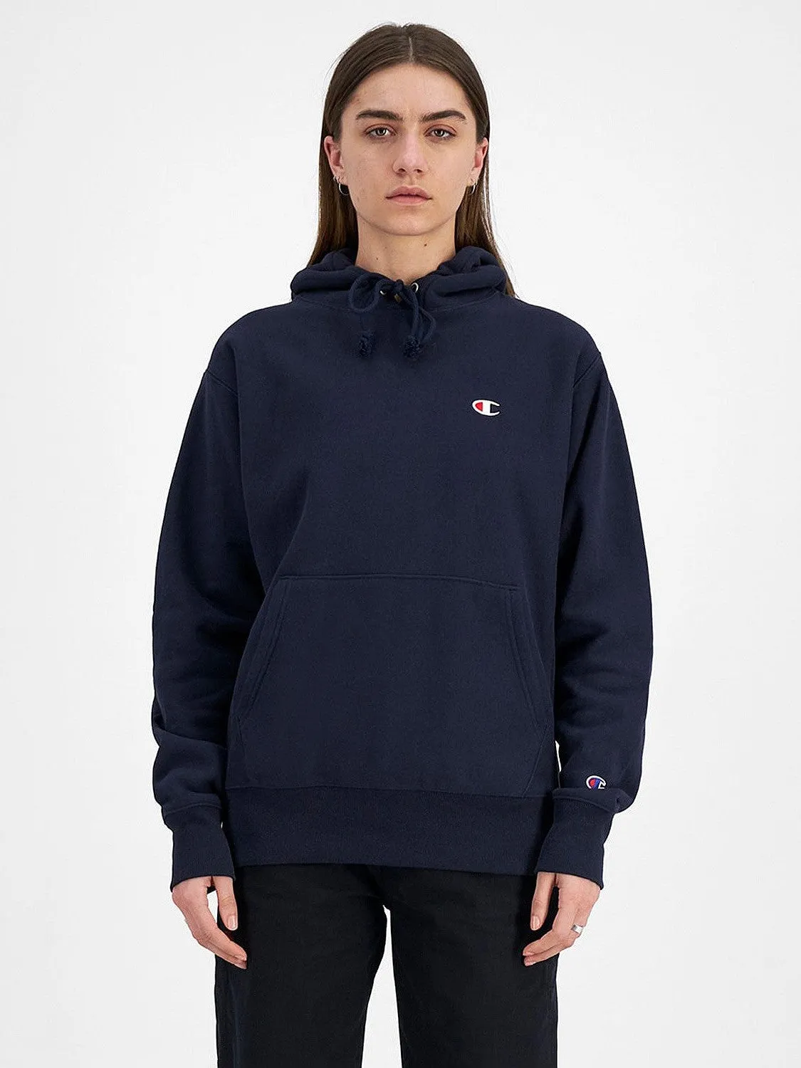 Reverse Weave Hoodie Unisex Fleece Lined Interior