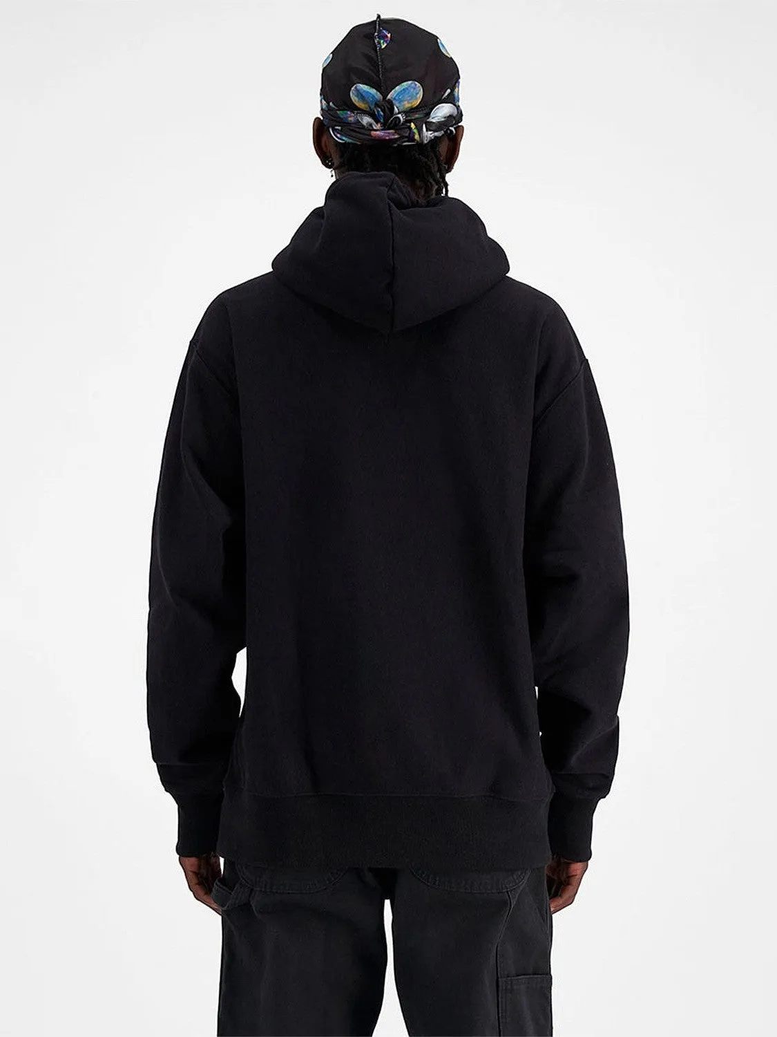 Rugged Texture Reverse Weave Hoodie Unisex